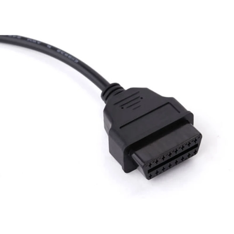 Black 20Pin to 16 Pin  Round Female OBD2 OBDII Diagnostics Converter Connector Adapter Cable For BMW Scanner Tool