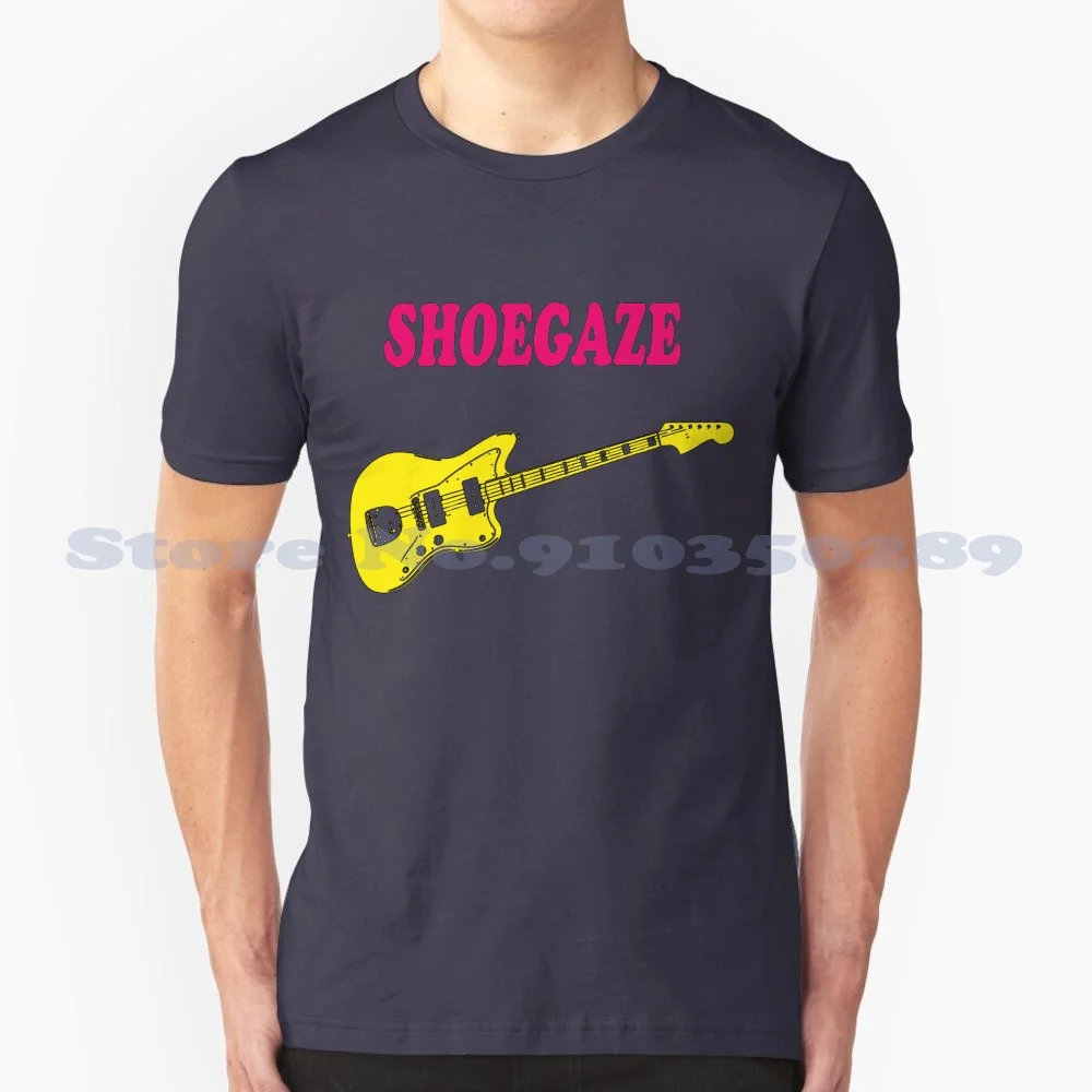 Shoegaze Design 100% Cotton T-Shirt Shoegaze E Guitar Ideas Rockn Roll Band Amplifier Noise Slowdive Mybloodyvalentine Music