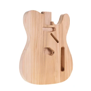 Muslady-unfinished electric guitar body, Sycamore Wood, blank guitar barrel, TL style electric guitars, DIY pieces, TL-T02 10 Main Sales Body Guitar - №3