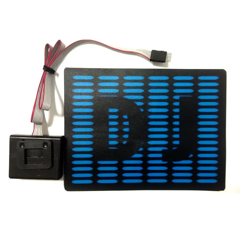 Flashing Panel Music Sound Activated Flashing  El Panel Without T-shirt Glowing Foil  Equalizer Lighting Panel - view 5