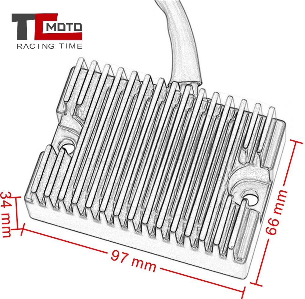 Motorcycle Voltage Regulator For Harley XL 1200C Custom SPORTSTER 1200 883 XLH 1200 883 Deluxe Deluxe Hugger 74523-94A