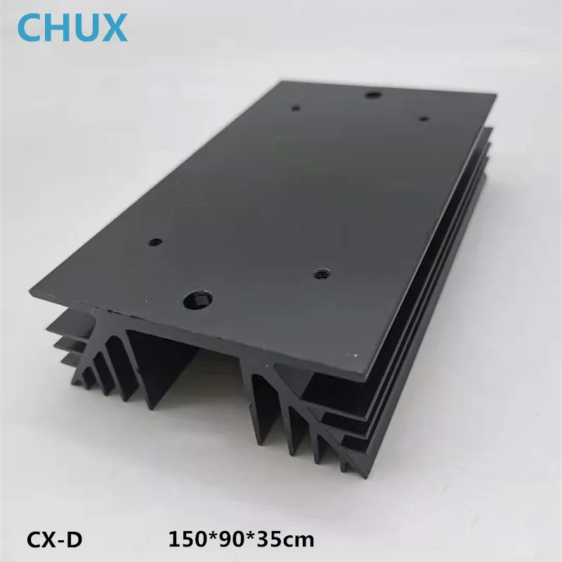 CHUX Solid State Relay SSR Heat Sink Aluminum Base Small Type Heat Radiator Wholesale Hot for 10A to 60A L-150 Radiator