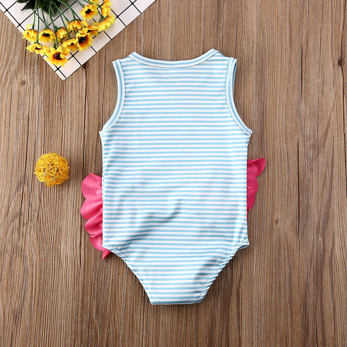 Baby Girl Bikini Set Girls Swimwear Fruit Bownot Dot BIkini set Kids One piece Strappy Ruffled Swimming Swimsuit Costume Bathing