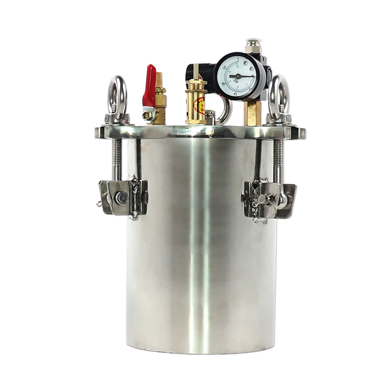 

jimy 3L stainless steel carbon steel pressure tank,distributor tank,dispensing bucket,with safety valve,regulating valve