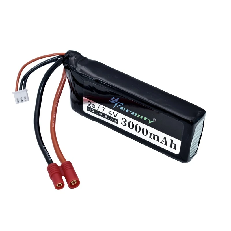 2s RC Lipo Battery 7.4v 3000mAh and USB Charger for Syma X8C X8W X8G X8 X8HC X8HG X8HW HQ899 T70CW RC Quadcopter Spare Parts