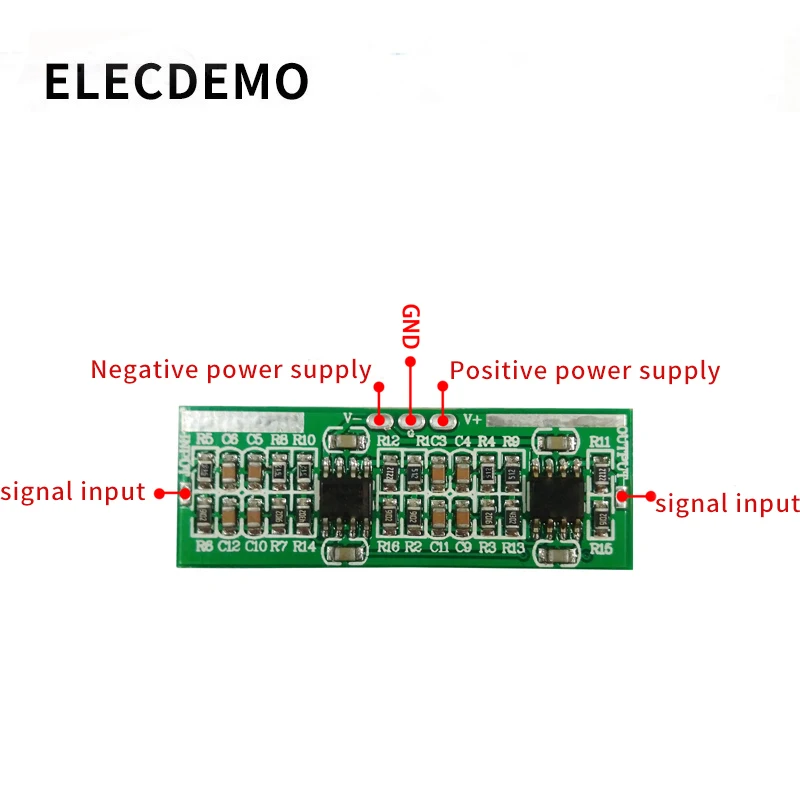 High Q Value 50Hz Notch Filter Module Signal Conditioning Frequency Filtering