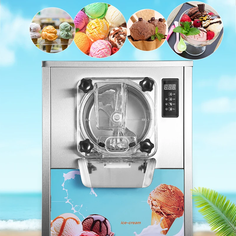 Hard ice cream machine Commercial automatic 20L/h ice cream machine Desktop spherical ice cream machine