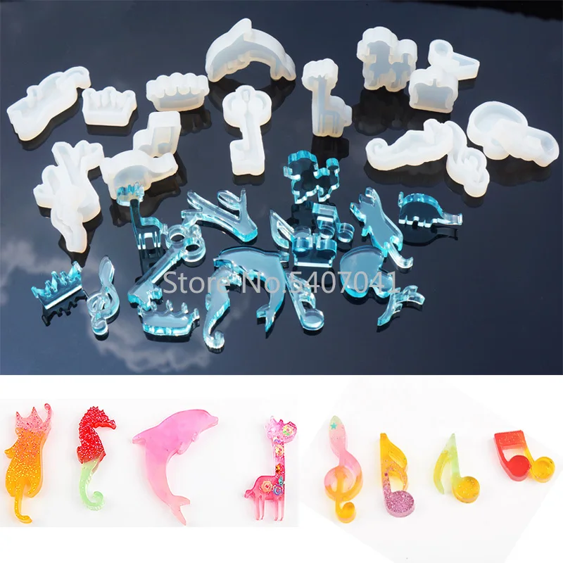 

Popular1PC Music Cat Deer Shaped Silicone Jewelry Mold UV Resin Epoxy Tools Jewelry Making Tools DIY Pendant Molds