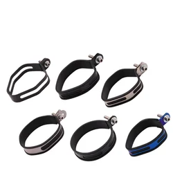 Motorcycle exhaust circular size hexagonal pipe fixing ring stainless steel hoop carbon fiber exhaust pipe fixing ring