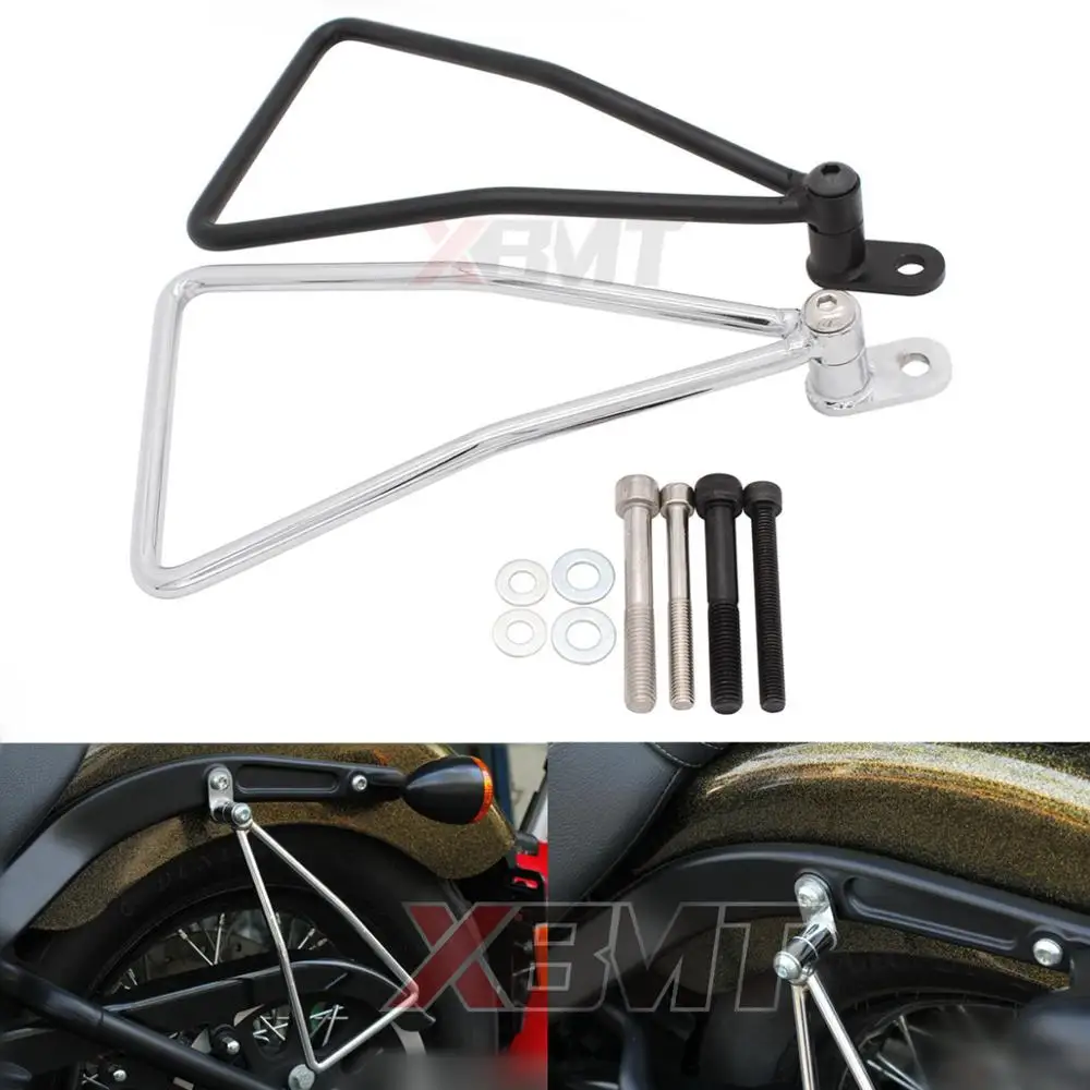 

Motorcycle Universal Saddlebag Support Bracket For Harley Sportster XL 883 1200 48 72 Blackline FXS Dyna Street Bob Fatboy