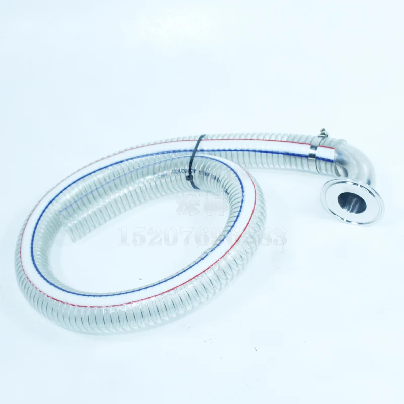 Tubo de desenho da máquina de enchimento do pistão tubo de sucção de pvc insípido para transportar e fornecer material líquido od32mmx2m