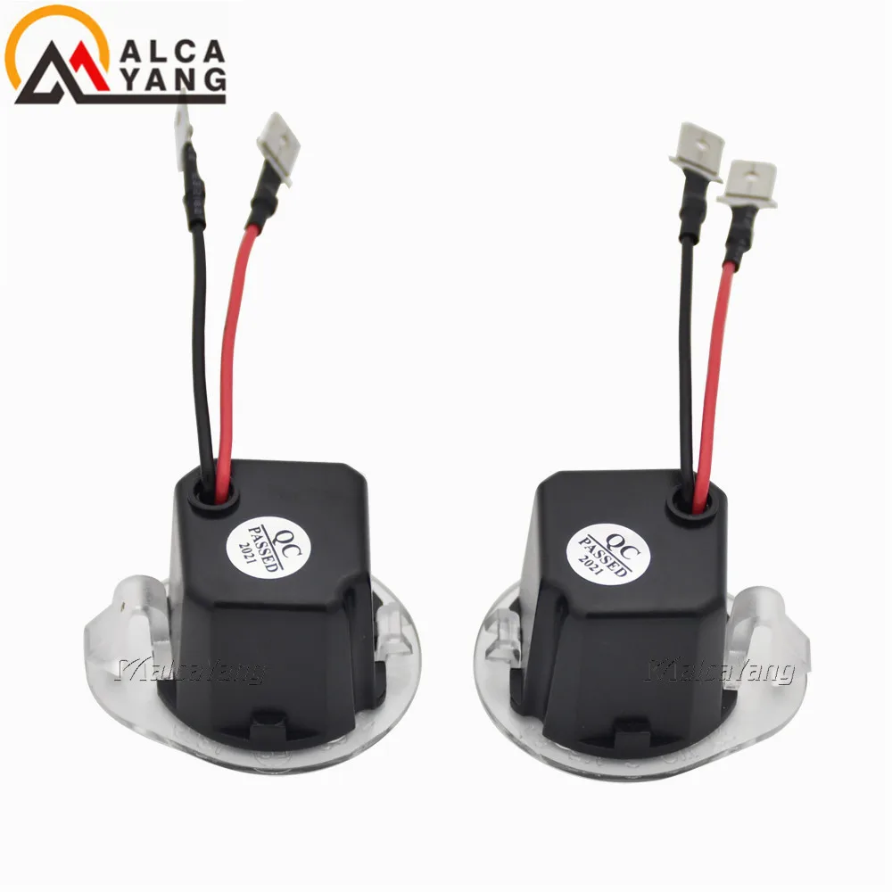 2X Error Free Led Under Side Mirror Puddle Lights For Jeep Grand Cherokee Welcome Lamps 2014 2015 2016 2017 Car Accessories