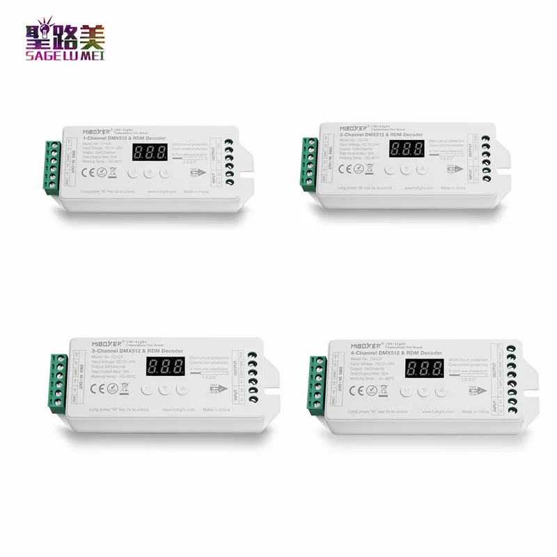 DC12-24V D1-CX D2-CX D3-CX D4-CX D5-CX 1 2 3 4 5 Channel Constant Voltage DMX512 RDM Decoder 1CH 2CH 3CH 4CH 5CH for LED light