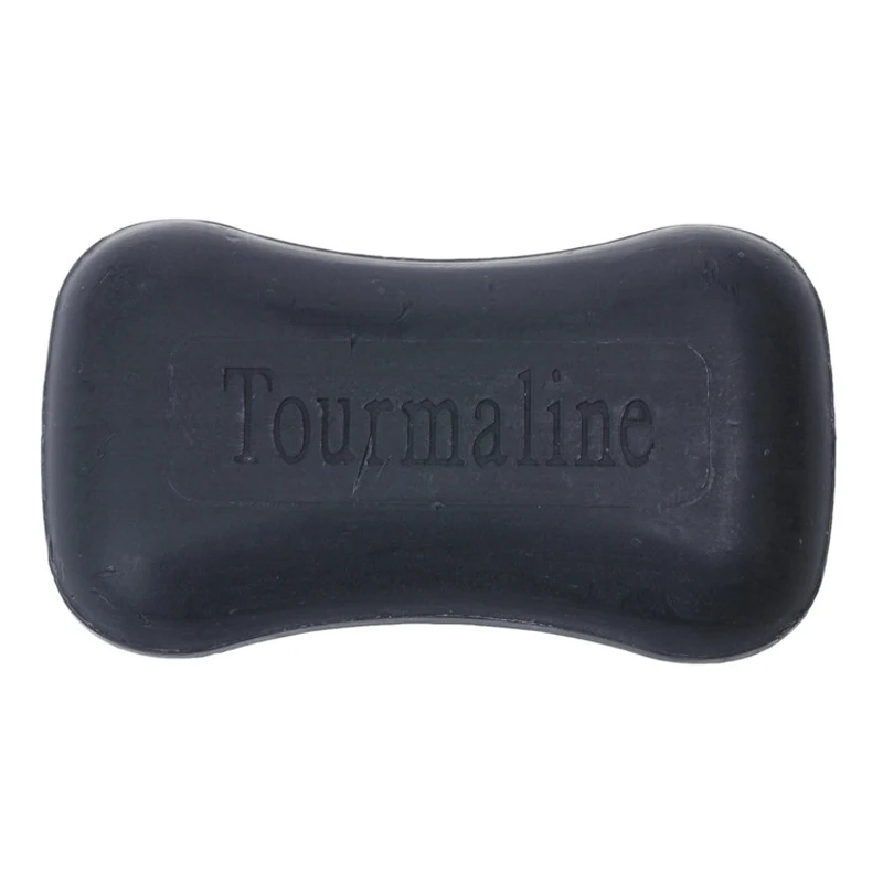 Tourmaline Soap Bar Natural Bamboo Charcoal Skin Care Anti-acne Remove Black Head and Acne