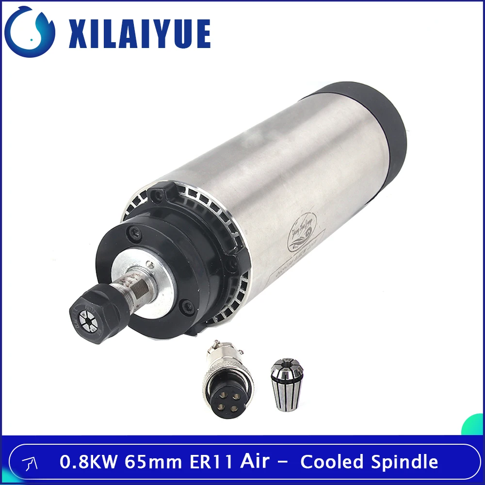 0.8kw1.5kw/2.2kw 24000rpm Air Coolling Motor 220v/110v  ER11/ER20 With 4 Bearings  for Engraving Milling Machine