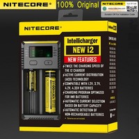 Nitecore New I2 Digicharger LCD Intelligent Circuitry Global Insurance li-ion 18650 14500 16340 26650 Battery Charger
