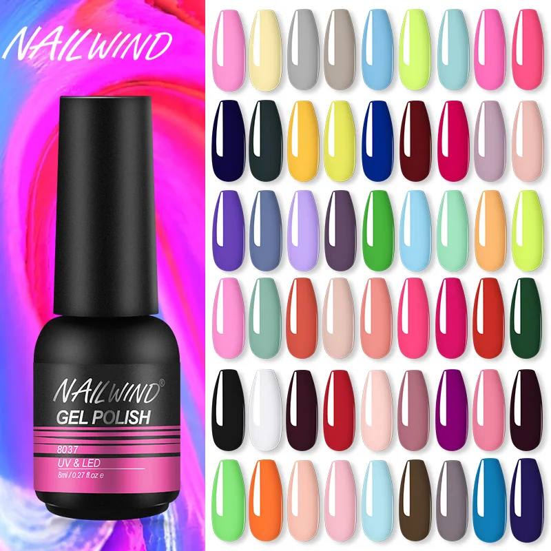 Nailwind Gel Nagellak Manicure Set Uv Led Poly Schilderij Gel Polish Nail Art Base Top Primer Jas Nagellak gel Vernissen