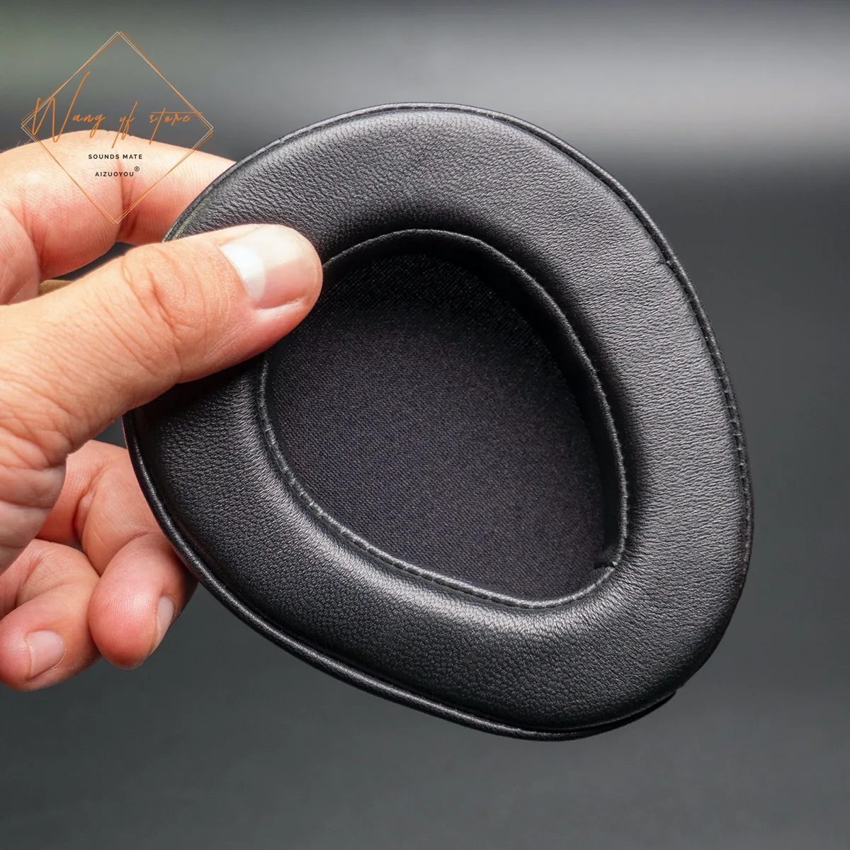 Sheepskin Ear Pads Foam Cushion For AudioQuest Aq NightHawk Headphone EarPad Real Leather Lambskin