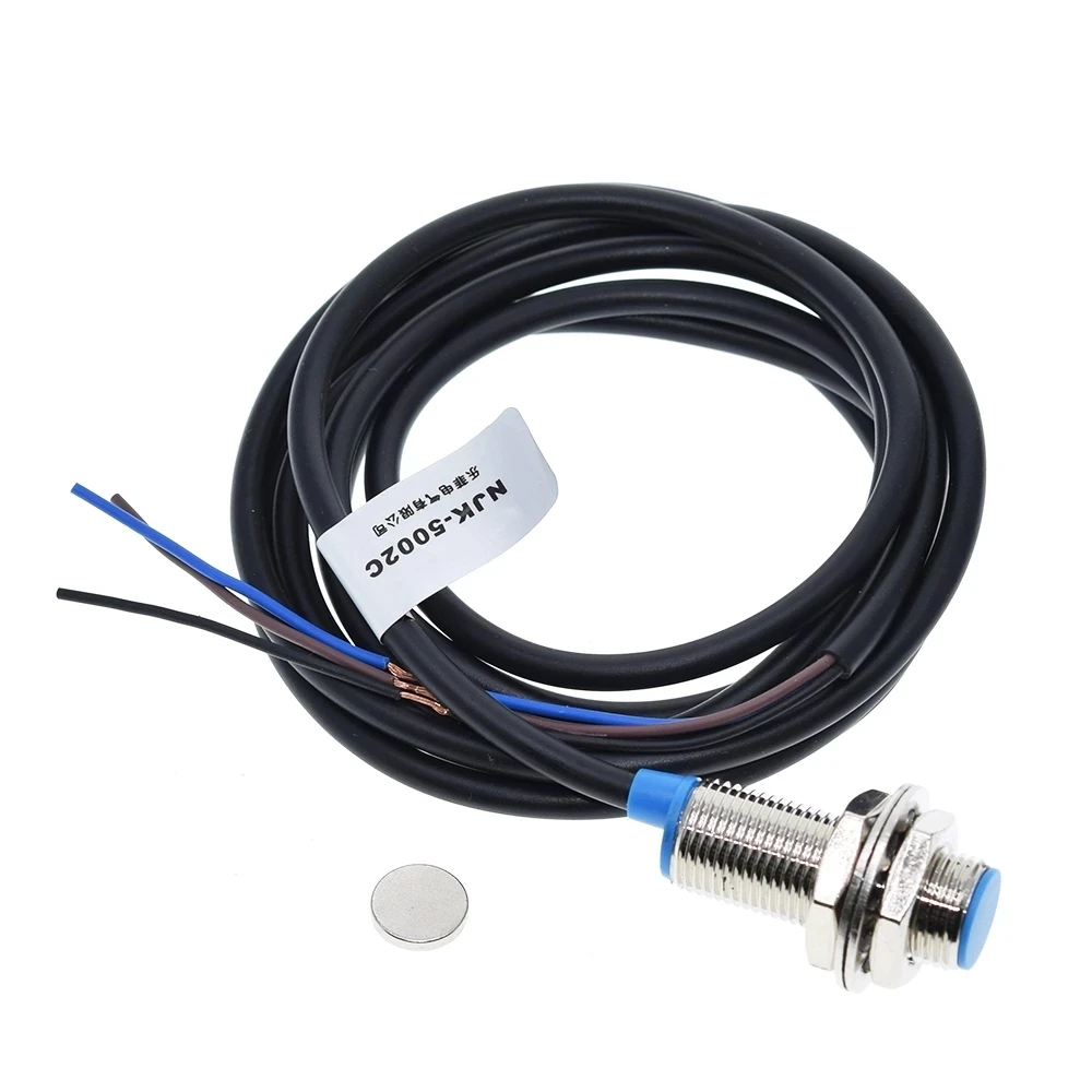 NJK-5002C Hall Effect Sensor Proximity Switch NPN 3-Wires Normally Open + Magne for arduino