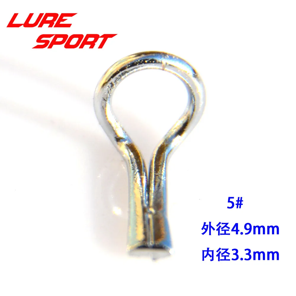 LureSport 30 pcs MOG fly rod guide Steel Ring guide silver frame rod repair  Fishing Rod Building component Repair DIY Accessory