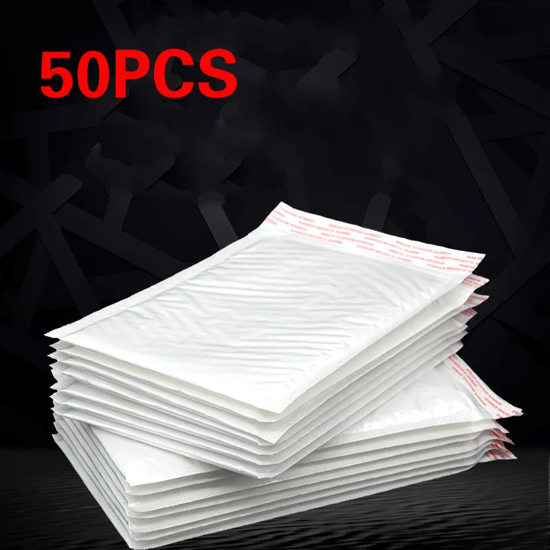 20*25cm White Paper Envelopes Wedding Party Invitation Greeting Cards Paper Gift bag Pearl Film Bubble Envelope Mailing Bags