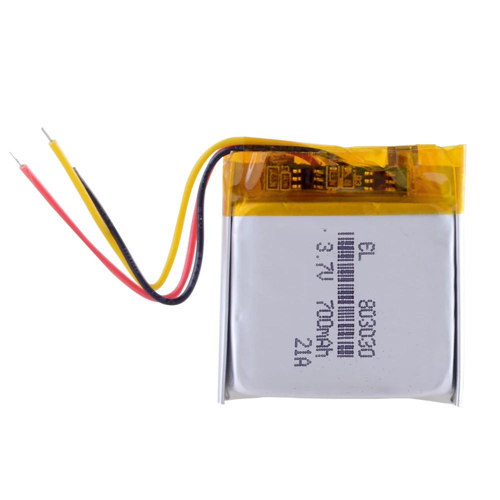 3 linia 753030 3.7V 700mah 803030 uniwersalna bateria litowo-jonowa zainstalowana w słuchawkach JBL E45 GBL światło rowerowe