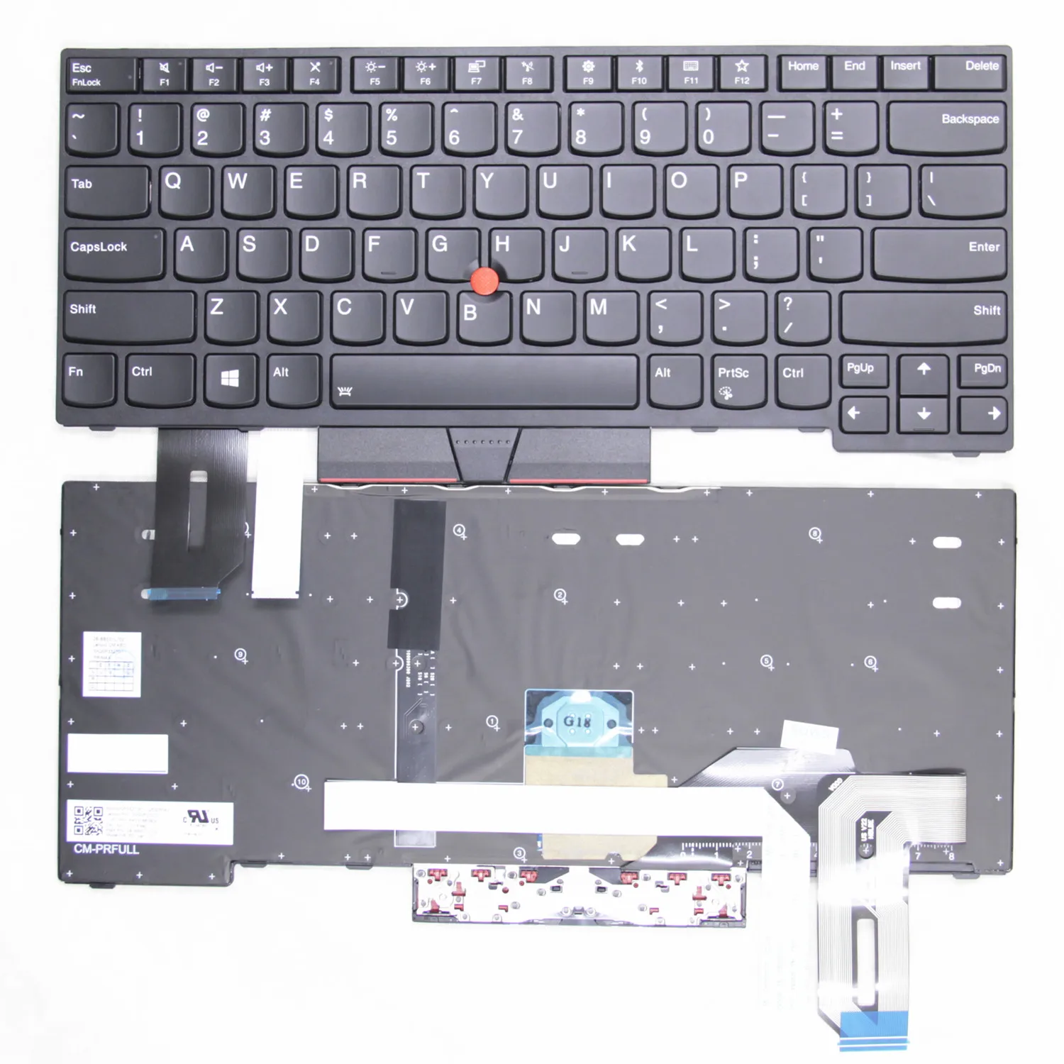 New US/SP/Spain for Lenovo Thinkpad E480 E490 E485 E495 T480S R480 L480 L380 R490 T14 Gen1 T490 T495 L390 L490 P43s Keyboard