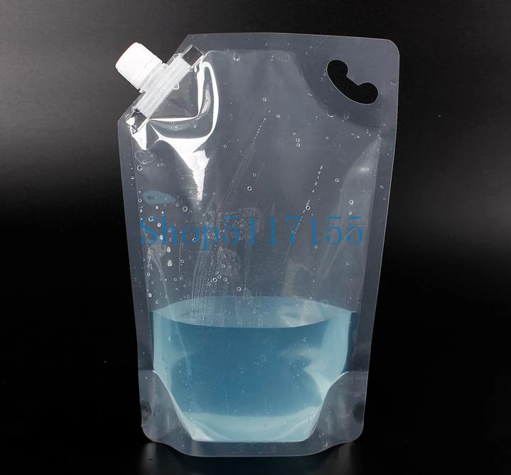 1000ml/ 1L Stand up Plastic Drink Packaging Spout Bag Pouch for Beverage Liquid Juice Milk Coffee Water