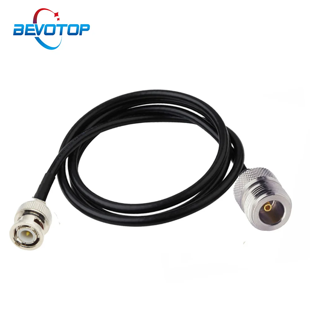 RF Extension Cable RG58 BNC Male to N Type Female Bulkhead Jack Connector WiFi Antenna Jumper Pigtail Coaxial Cable