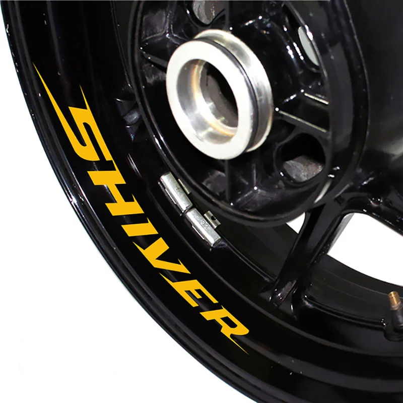 

Waterproof Stickers For APRILIA SHIVER Motorcycle Front/Rear Wheel Tire Reflective Strip Decals Personalized Decorative Stickers