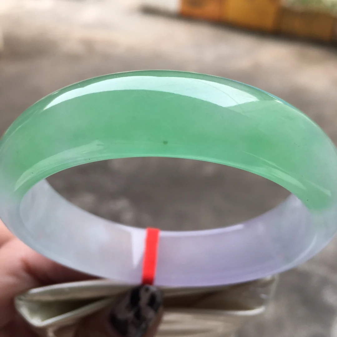

Koraba Certified (Grade A)100% Natural Jadeite JADE Bracelet Women Bangle