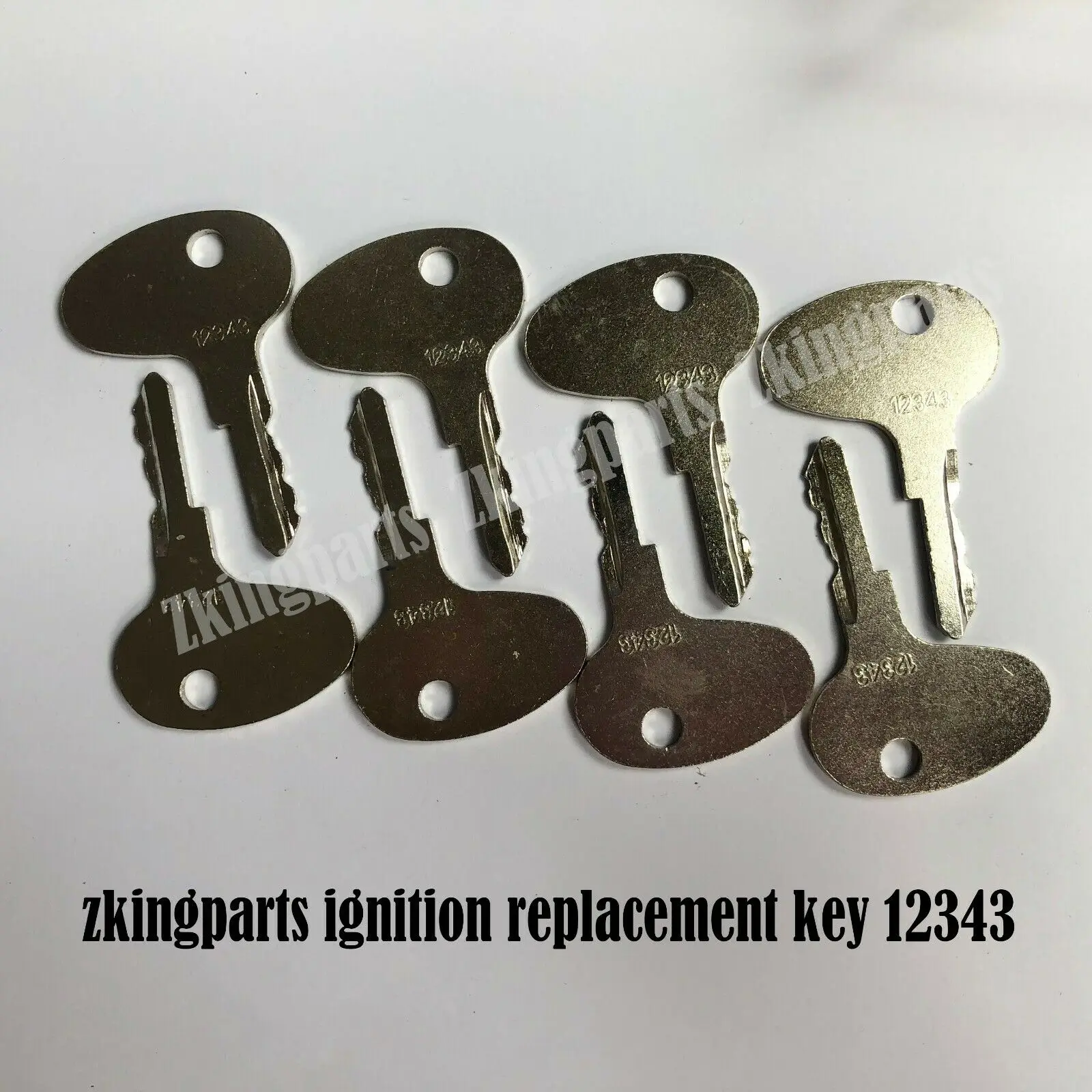 8pcs Heavy Equipment Ignition Key Starter Key 123243 Fit For Kumiai Tractor