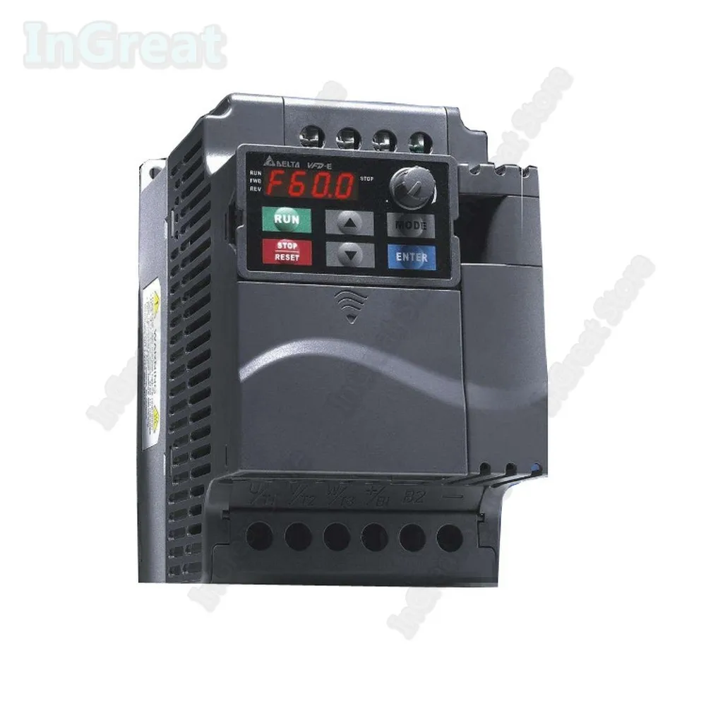 New 3PH 380V 460V Delta 2.2KW 3hp & CPU PLC EMI Filter Brake Resistor  VFD-E VFD022E43A Inverter Driver VFD Spraying CNC Lathe