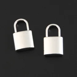 20pcs Silver Color 18x11mm Lock Charms Padlock Tool Pendant Fit DIY Handmade Alloy Punk Jewelry Making Finding Supplies