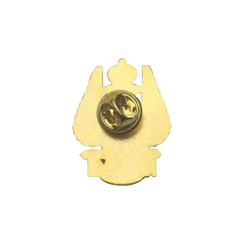 Spille massoniche oro rito scozzese 32 gradi ala Up spilla regali distintivi con frizione a farfalla, 31.8mm