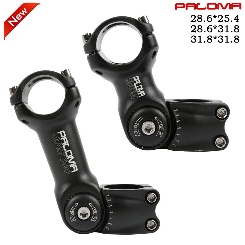 Bicycle Adjustable Bike Stem MTB Mountain Road Stems Riser 90 110 130mm * 25.4mm 31.8mm*90/120 MM