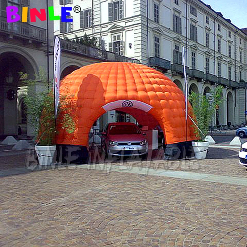 

Outdoor geodesic air supported inflatable dome tent,oxford fabric large inflatable marquee,car advertising tent