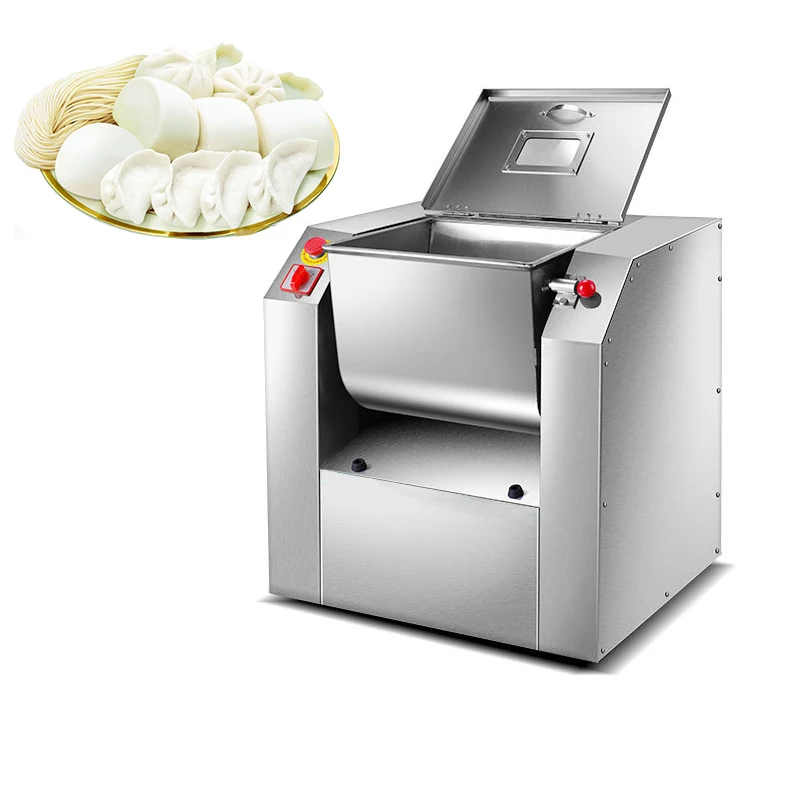 

Commercial Dough Mixer 15kg Automatic Flour Mixers Dough Kneading Machine Pasta Stirring Making Bread