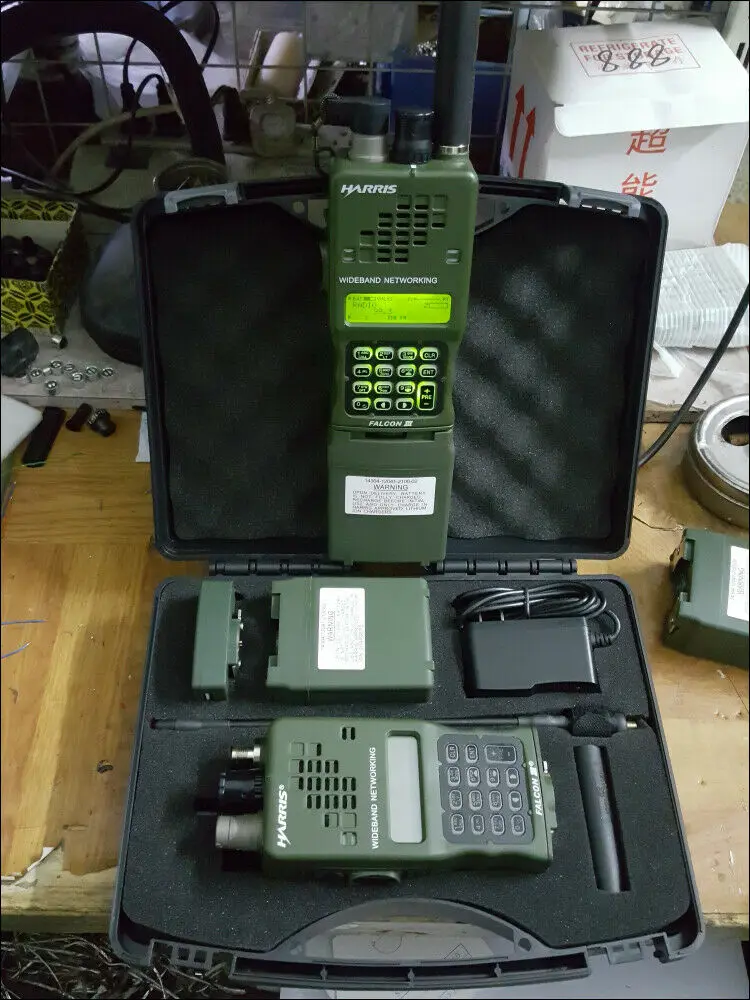 Tactical 1:1 AN/PRC-152A Style Radio Accessories Battery Case Box Write Frequency Line