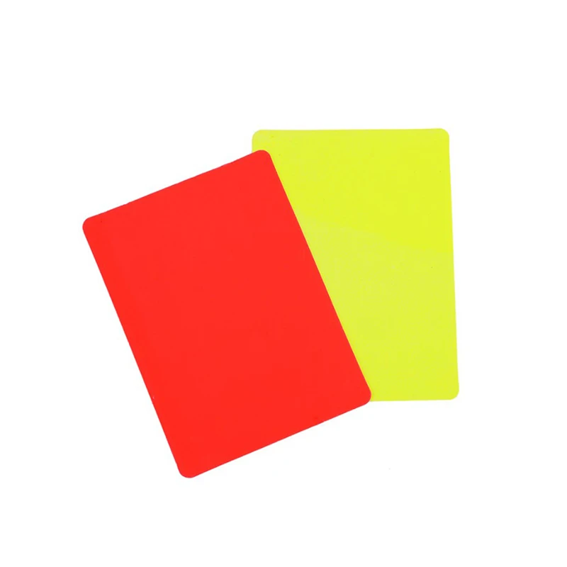 

Professional Football Red And Yellow Cards Record Soccer Games Referee Tool Equipment For Soccer Match Accessory