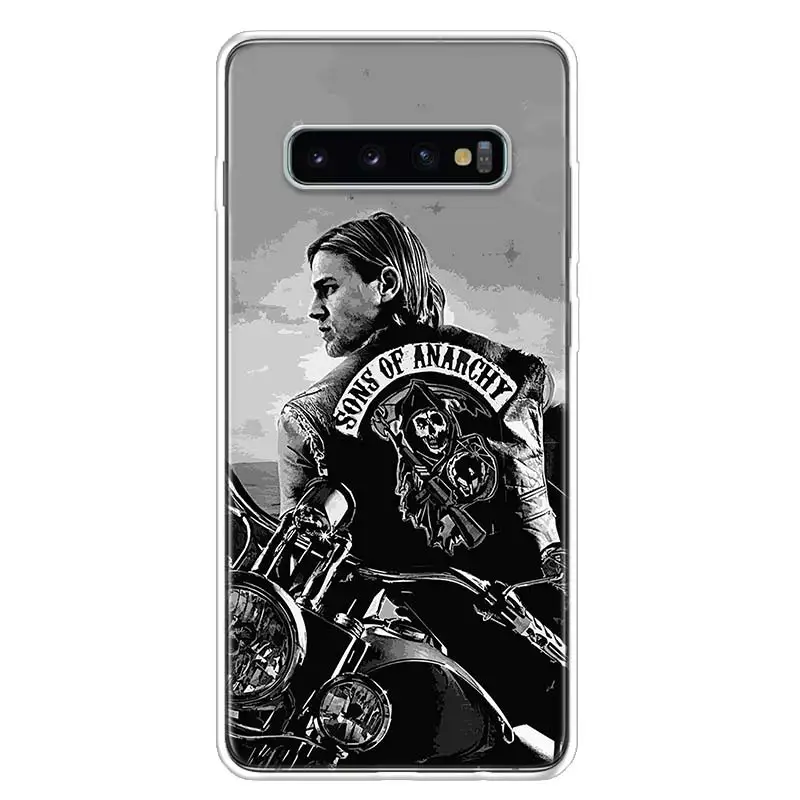 American TV Sons of Anarchy Phone Case For Samsung Galaxy S24 S23 S22 S21 Ultra S10 Plus S20 FE S10E S9 S8 + Soft Cover Coque