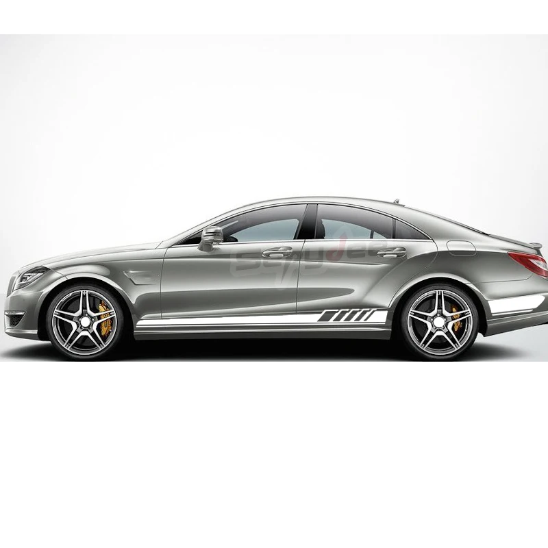 Edition 1 Door Side Skirt Stripes Stickers Decal For Mercedes Benz CLS Class W219 C219 W218 C218 X218 C257 CLS63 AMG Accessories