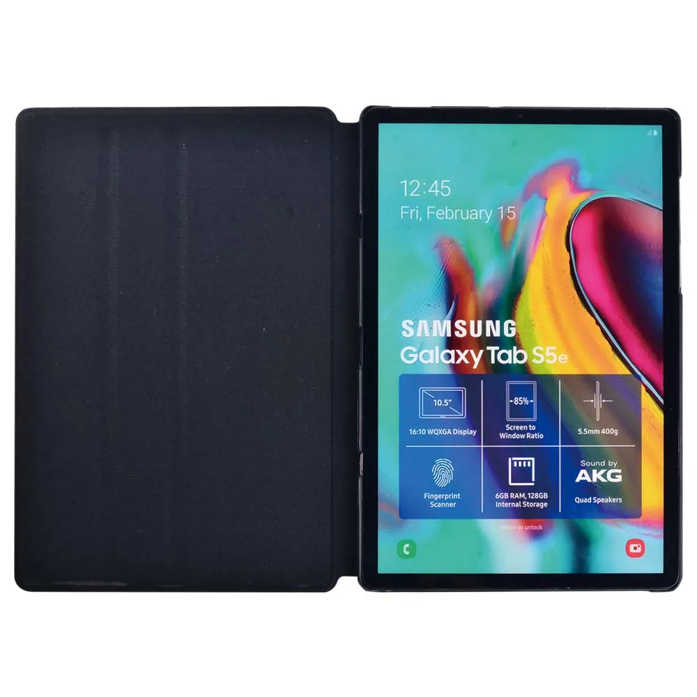 Samsung Galaxy Tab için bir 10.1 2019/2016/Tab bir 9.7 10.5/Tab E 9.6/S5e 10.5/Tab A7 -26 harfler deri standı Tablet kapak kılıf