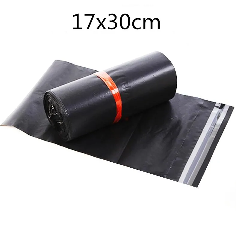 10pcs Black Self-seal Adhesive Courier Bags Plastic Poly Mailer Envelope Postal Mailing logistics Bag