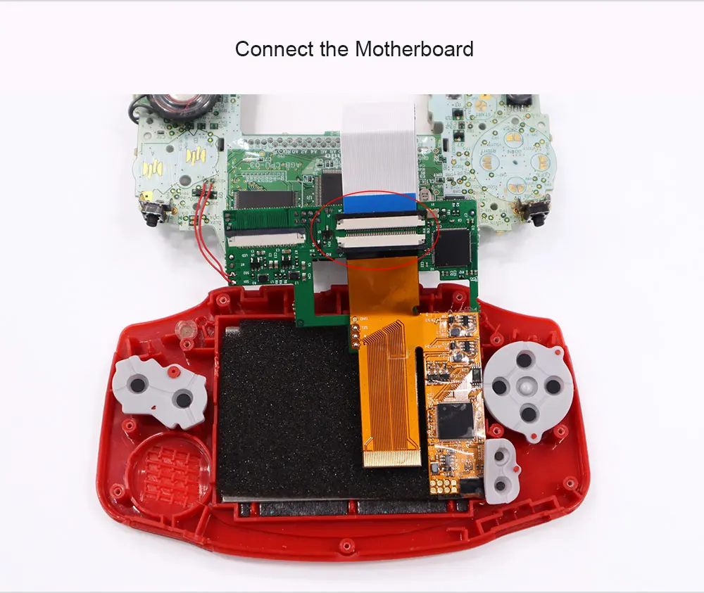 2 Wire HDMI Kit HDMI Adapter Converter Kit For Gameboy Advance 40 Pin GBA Console For GBA Console 40 Pin