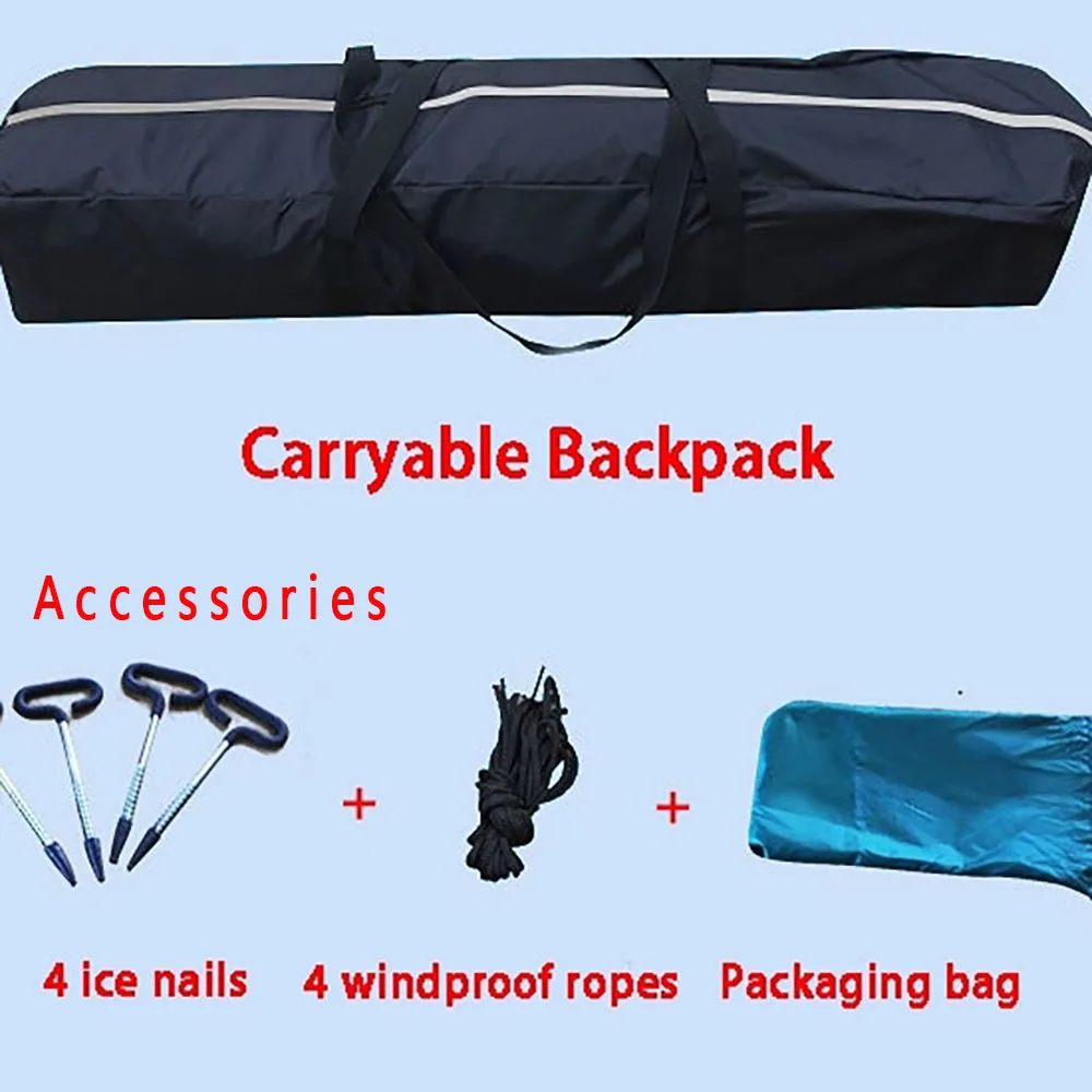 Automatic Ice Fishing Tent, Thicken Warm Dressing Toilet, Bathing Tents, Outdoor Camping, Large Tent, Plus Cotton, 2-3 People