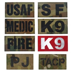 Infrared IR Reflective Patch TACP MP K9 FIRE MEDIC Decorative Patches Biker Armband Patch For Clothing Backpack