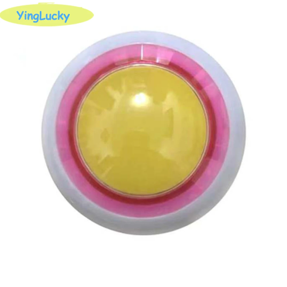 Colorful LED Illuminated Push Button, Arcade Buttons, RGB Flashing Light, Fit for amusement machine, Swing Car, DC 12V, 10Pcs