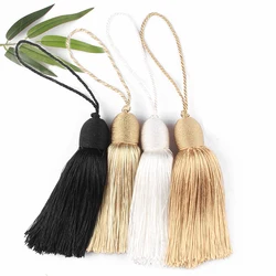 2Pcs Hanging Rope Tassels Craft DIY Sewing Fringe Braided Key Tassel Trim Decor Cabinet Pendant Embellish Curtain Accessories