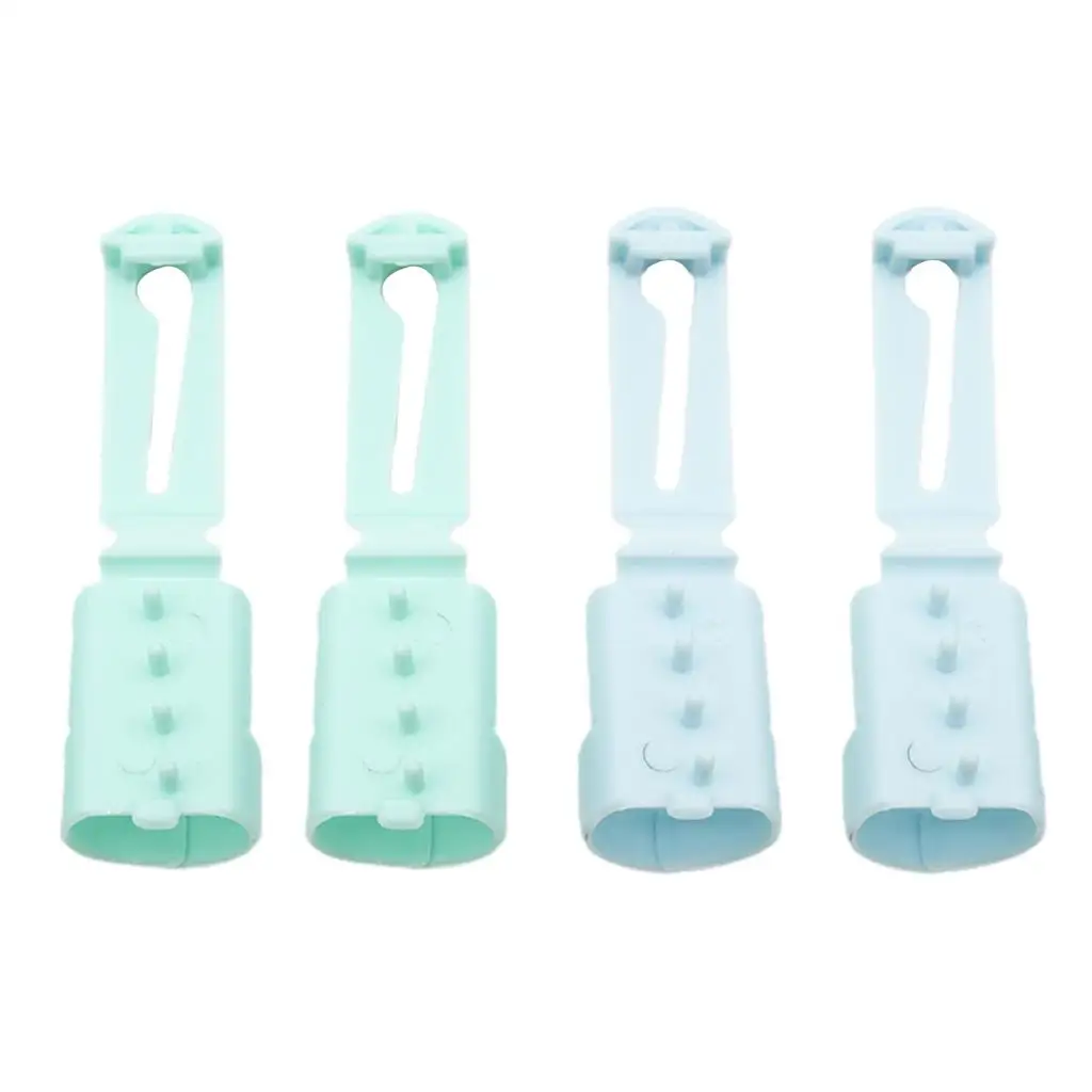 4Pieces Knitting Thimble 3 Yarn Guides Knitting Braided Knuckle Jacquard Assistant Tool